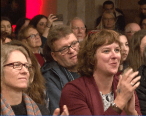 Klatschende Zuschauer