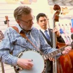 Auftritt Bluegrass-Band